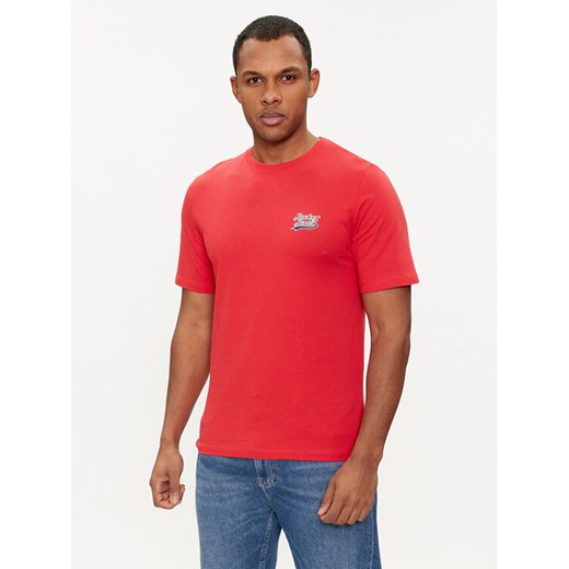 Jack&Jones T-Shirt Trevor 12227773 Czerwony Standard Fit ze sklepu MODIVO w kategorii T-shirty męskie - zdjęcie 183813826