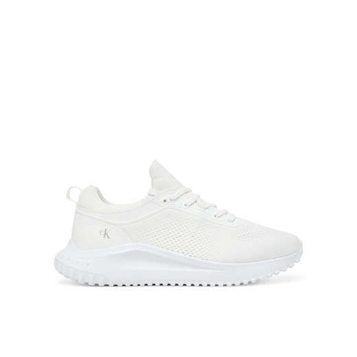 Calvin Klein Jeans Sneakersy Eva Runner Sock Mg Tech YW0YW01855 Biały ze sklepu MODIVO w kategorii Buty sportowe damskie - zdjęcie 183813836
