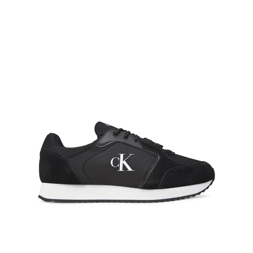 Calvin Klein Jeans Sneakersy Retro Runner Sock Lace Up Ny-Su YM0YM01326 Czarny ze sklepu MODIVO w kategorii Buty sportowe męskie - zdjęcie 183813867