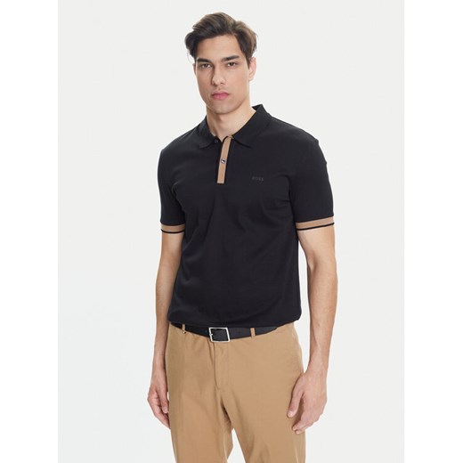 BOSS Polo H-Phillipson 200 50543865 Czarny Slim Fit ze sklepu MODIVO w kategorii T-shirty męskie - zdjęcie 183813885