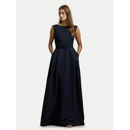 Lauren Ralph Lauren Sukienka wieczorowa 253899332003 Granatowy Slim Fit 2 MODIVO