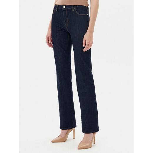Guess Jeansy W5YA15 D5PW1 Granatowy Sexy Straight Fit ze sklepu MODIVO w kategorii Jeansy damskie - zdjęcie 183813906