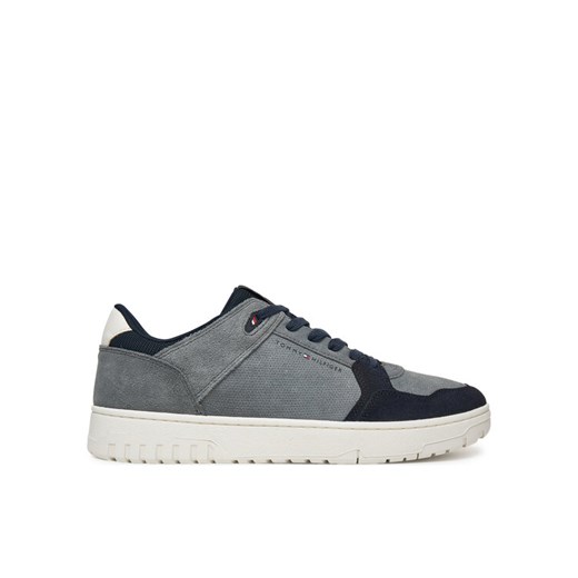 Tommy Hilfiger Sneakersy Basket Core Lite Suede FM0FM05519 Szary ze sklepu MODIVO w kategorii Buty sportowe męskie - zdjęcie 183813997