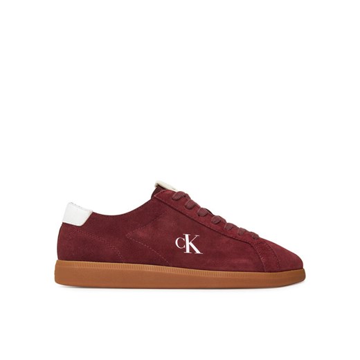 Calvin Klein Jeans Sneakersy Low Profile Cupsole Su YM0YM01321 Bordowy ze sklepu MODIVO w kategorii Buty sportowe męskie - zdjęcie 183814008