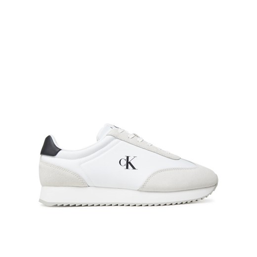 Calvin Klein Jeans Sneakersy Retro Runner Lace Up Ny-Su YM0YM01325 Biały ze sklepu MODIVO w kategorii Buty sportowe męskie - zdjęcie 183814027