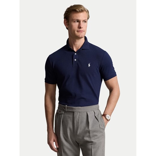 Polo Ralph Lauren Polo 710941439003 Granatowy Regular Fit ze sklepu MODIVO w kategorii T-shirty męskie - zdjęcie 183814028