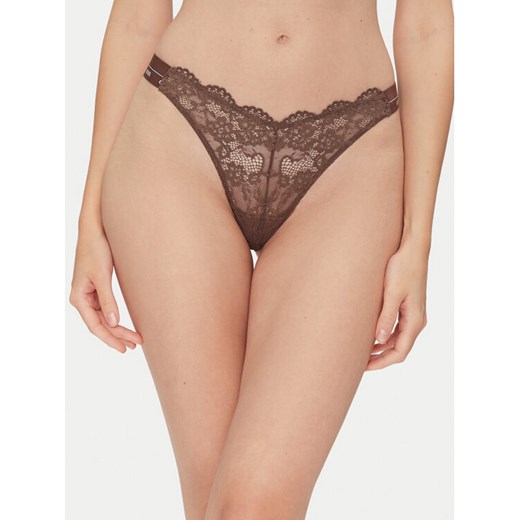 Guess Stringi O4YE01 PZ01C Brązowy ze sklepu MODIVO w kategorii Majtki damskie - zdjęcie 183814067