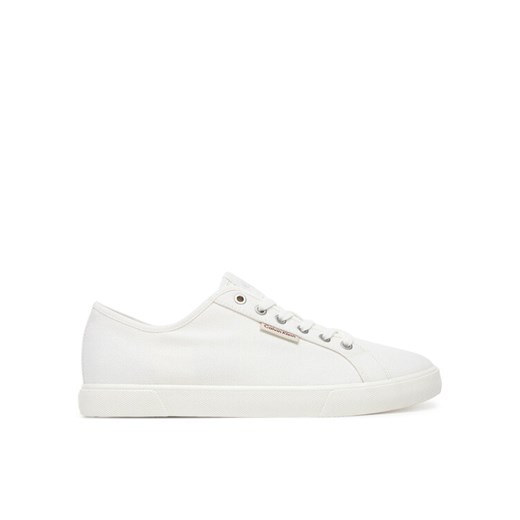 Calvin Klein Jeans Tenisówki Ess Vulc Low Mg Cv YM0YM01301 Biały ze sklepu MODIVO w kategorii Trampki męskie - zdjęcie 183814076