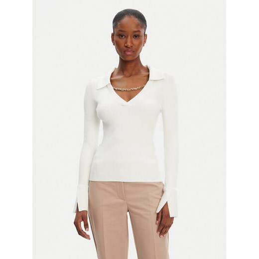 Marciano Guess Sweter 5RGR17 5613Z Écru Regular Fit ze sklepu MODIVO w kategorii Swetry damskie - zdjęcie 183814089