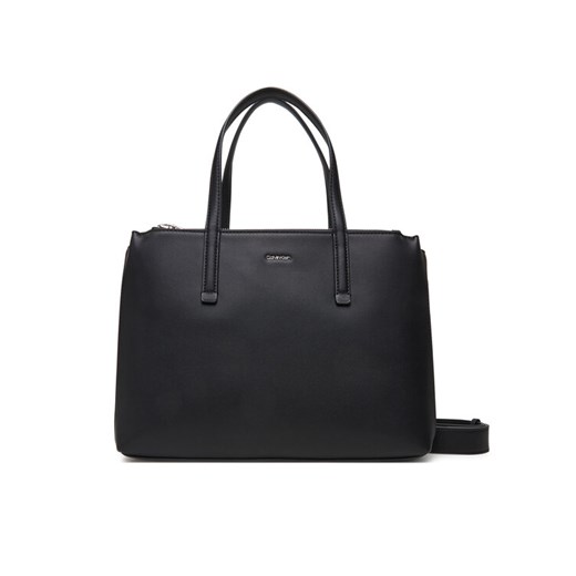 Calvin Klein Torebka Ck Must Tote Md LV04F3098G Czarny ze sklepu MODIVO w kategorii Torebki damskie - zdjęcie 183814146