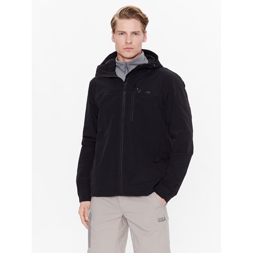 Jack Wolfskin Wiatrówka Desert Wind 1306412 Czarny Regular Fit ze sklepu MODIVO w kategorii Kurtki męskie - zdjęcie 183814208