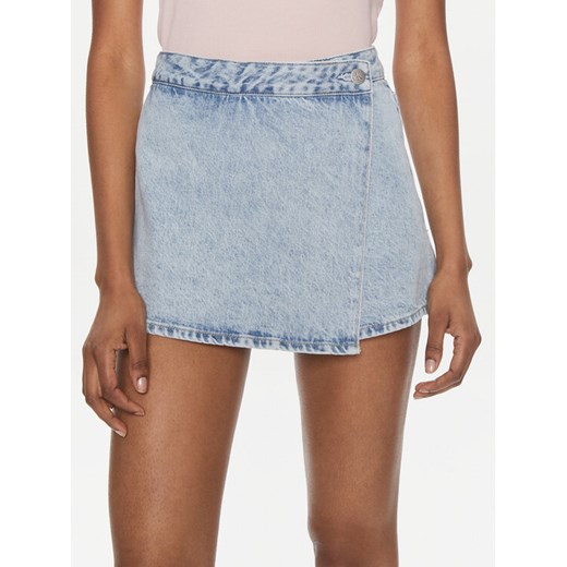 Calvin Klein Jeans Spódnica jeansowa J20J222802 Niebieski Regular Fit ze sklepu MODIVO w kategorii Spódnice - zdjęcie 183814378