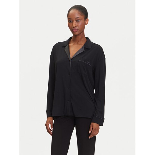 BOSS Koszulka piżamowa Sheen 50545588 Czarny Relaxed Fit ze sklepu MODIVO w kategorii Piżamy damskie - zdjęcie 183814425