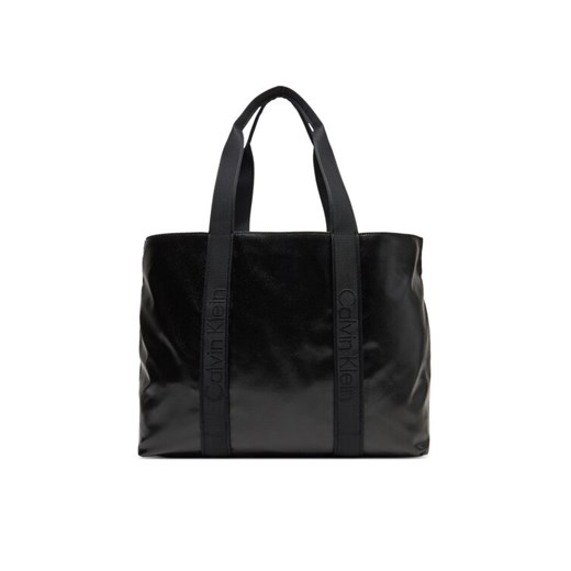 Calvin Klein Torebka Ultralight Water Repellent Tote LV04F3211G Czarny ze sklepu MODIVO w kategorii Torby Shopper bag - zdjęcie 183814457