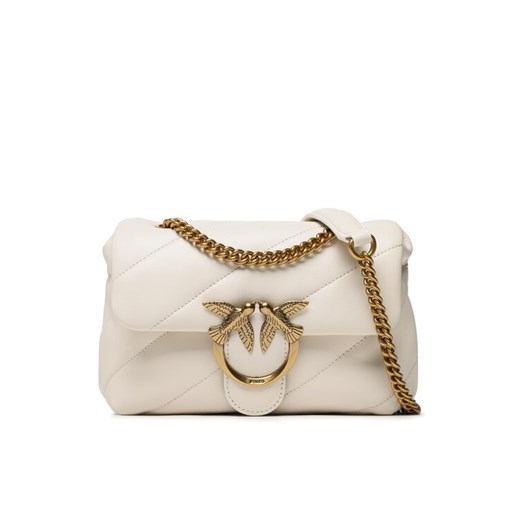 PINKO Torebka Love Mini Puff Cl PE 23 PLTT 100039 A0F2 Écru ze sklepu MODIVO w kategorii Kopertówki - zdjęcie 183814509