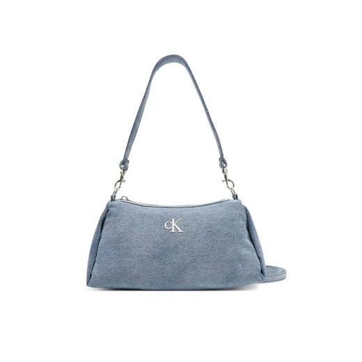 Calvin Klein Torebka Denim Layla Shoulder Bag Sm LV04F3222G Niebieski ze sklepu MODIVO w kategorii Torebki damskie - zdjęcie 183814617