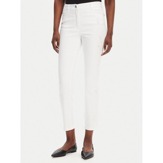 Olsen Jeansy 14002416 Biały Slim Fit ze sklepu MODIVO w kategorii Jeansy damskie - zdjęcie 183814697
