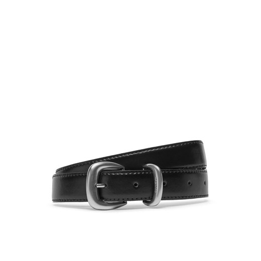 Calvin Klein Pasek Damski Sarah 2 Piece Logo Buckle Belt 25Mm LV04K7012G Czarny ze sklepu MODIVO w kategorii Paski damskie - zdjęcie 183814698