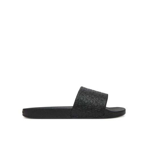 Calvin Klein Klapki Pool Slide Mono HW0HW02541 Czarny ze sklepu MODIVO w kategorii Klapki damskie - zdjęcie 183814749