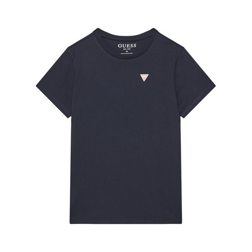 Guess T-Shirt L5YI38 K5M20 Granatowy Regular Fit ze sklepu MODIVO w kategorii T-shirty chłopięce - zdjęcie 183814789