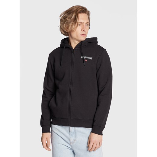 Napapijri Bluza B-Ayas NP0A4GJB Czarny Regular Fit ze sklepu MODIVO w kategorii Bluzy męskie - zdjęcie 183814796