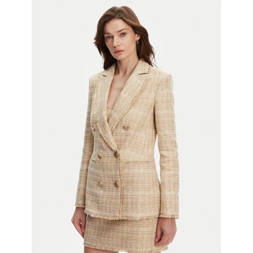 Marciano Guess Marynarka 5GGN15 7302A Beżowy Regular Fit ze sklepu MODIVO w kategorii Marynarki damskie - zdjęcie 183814817