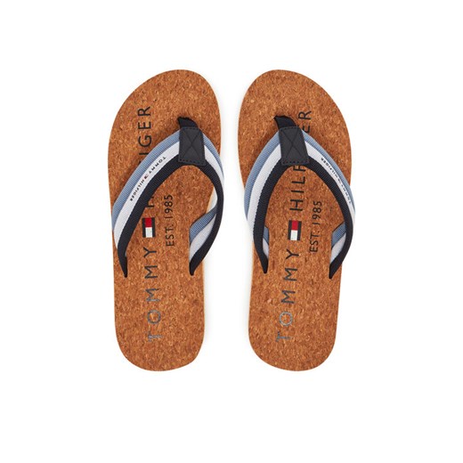 Tommy Hilfiger Japonki FM0FM05647 Niebieski ze sklepu MODIVO w kategorii Klapki męskie - zdjęcie 183814888