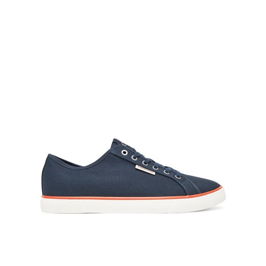 Calvin Klein Jeans Tenisówki Ess Vulc Low Mg Cv YM0YM01301 Granatowy ze sklepu MODIVO w kategorii Trampki męskie - zdjęcie 183814935