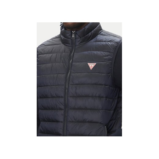Guess Jeans Bezrękawnik M5RN55 WHAB2 Granatowy Regular Fit ze sklepu MODIVO w kategorii Kamizelki męskie - zdjęcie 183815176