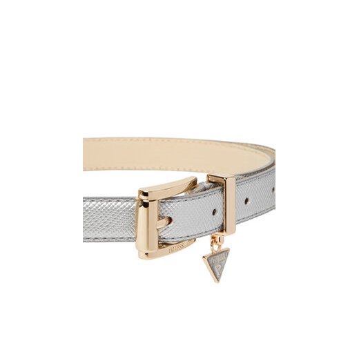 Guess Pasek Damski BW9256 P5325 Srebrny Guess M MODIVO