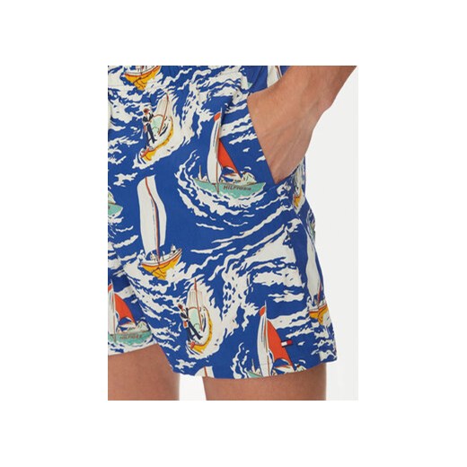 Tommy Hilfiger Szorty kąpielowe UM0UM03491 Niebieski Regular Fit Tommy Hilfiger L MODIVO