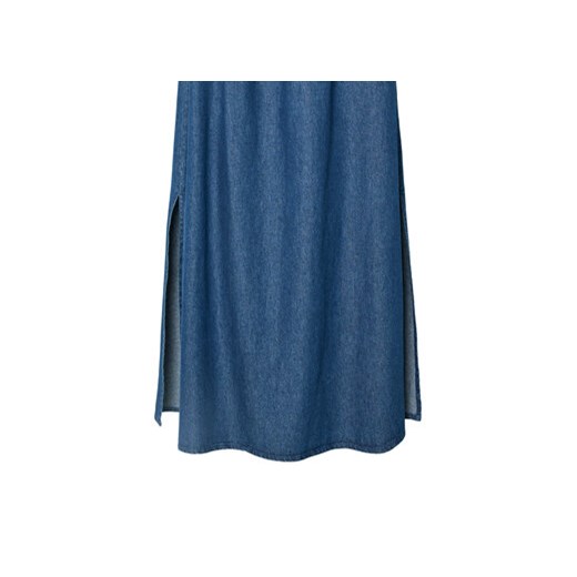 Pieces Spódnica jeansowa Tenim 17157939 Granatowy Regular Fit Pieces XS MODIVO