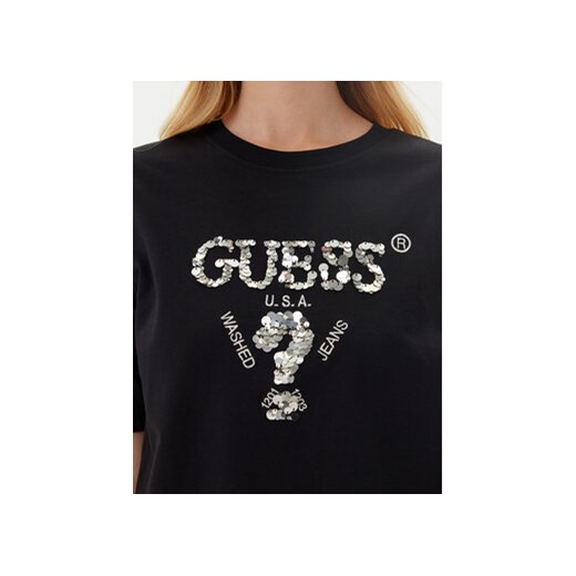 Guess T-Shirt V4YI06 I3Z14 Czarny Relaxed Fit Guess XL MODIVO