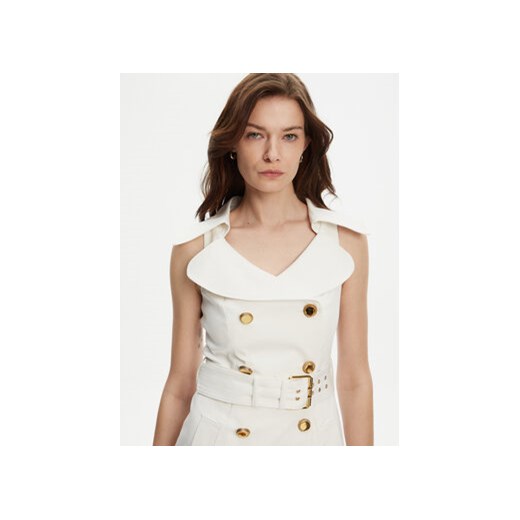 Marciano Guess Sukienka koktajlowa 5YGK37 7311A Biały Regular Fit Marciano Guess 36 MODIVO