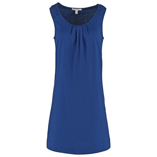 Esprit Sukienka z dżerseju navy zalando niebieski abstrakcyjne wzory