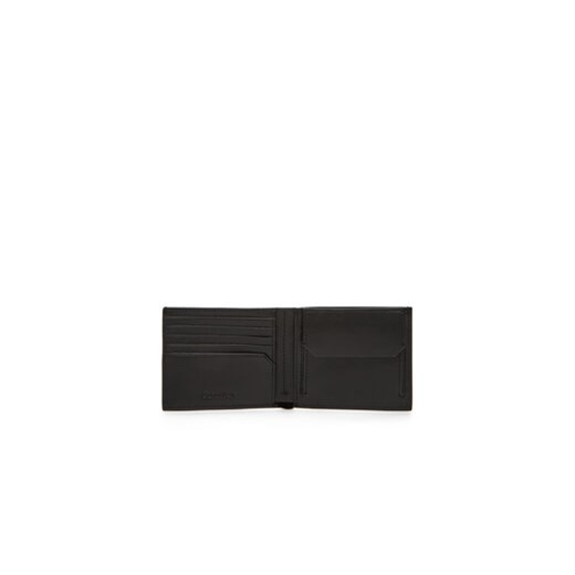 Calvin Klein Portfel męski Ck Must Mono Billfold W/ Coin LV04D1038G Czarny Calvin Klein 00 MODIVO
