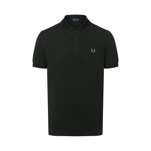 Fred Perry Męska koszulka polo Mężczyźni Bawełna jodłowy jednolity ze sklepu vangraaf w kategorii T-shirty męskie - zdjęcie 183825945