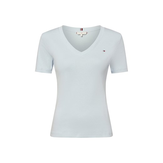Tommy Hilfiger Koszulka damska Kobiety Bawełna jasnoniebieski jednolity ze sklepu vangraaf w kategorii Bluzki damskie - zdjęcie 183825946