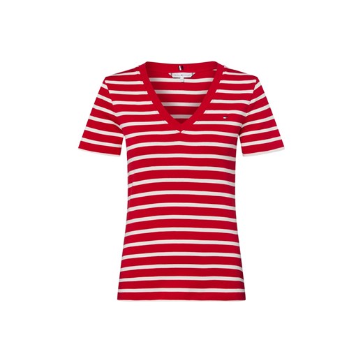 Tommy Hilfiger Koszulka damska Kobiety Bawełna czerwony w paski ze sklepu vangraaf w kategorii Bluzki damskie - zdjęcie 183825947
