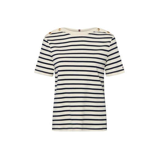 Tommy Hilfiger Koszulka damska Kobiety Bawełna granatowy jednolity ze sklepu vangraaf w kategorii Bluzki damskie - zdjęcie 183825949