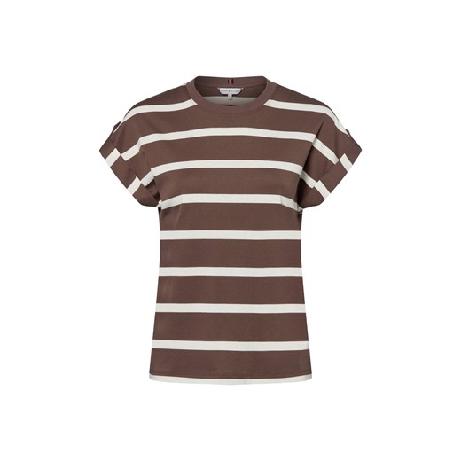 Tommy Hilfiger Koszulka damska Kobiety Bawełna brązowy w paski ze sklepu vangraaf w kategorii Bluzki damskie - zdjęcie 183825966