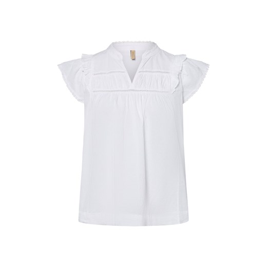 soyaconcept® Bluzka damska - Caliste Kobiety Bawełna biały jednolity - id: 763508-0001-09940 - marki Soyaconcept - 183825976 soyaconcept® Bluzka damska - Caliste Kobiety Bawełna biały jednolity ze sklepu vangraaf w kategorii Bluzki damskie - zdjęcie 183825976