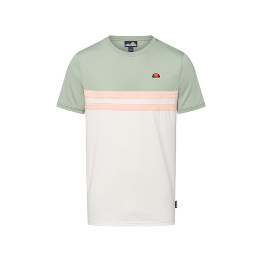 ellesse Koszulka męska - Atrei Mężczyźni Bawełna seledynowy jednolity ze sklepu vangraaf w kategorii T-shirty męskie - zdjęcie 183825987