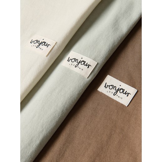 Reserved - Bawełniany t-shirt - brązowy Reserved 98 (2-3 lata) Reserved