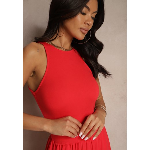 Sukienka Renee rozkloszowana casual maxi 