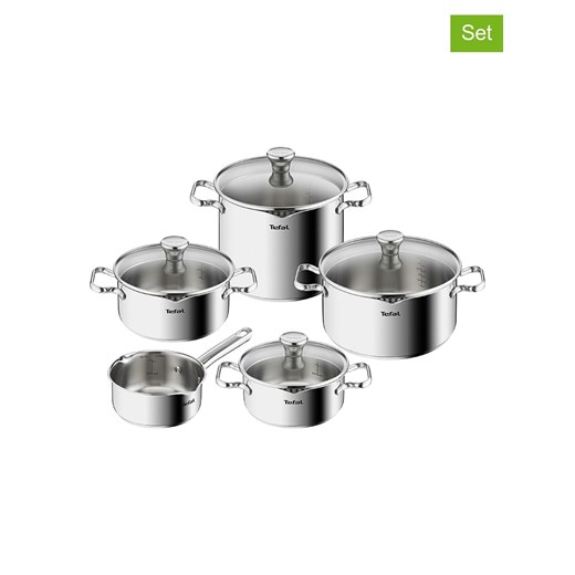 Tefal 9-częściowy zestaw &quot;Duetto&quot; ze sklepu Limango Polska w kategorii Garnki - zdjęcie 183830907