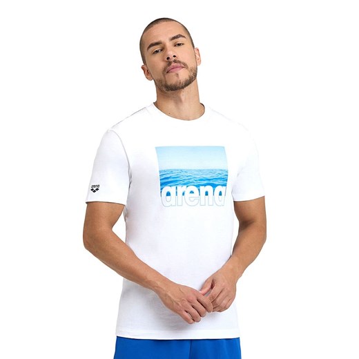 Arena Koszulka w kolorze białym ze sklepu Limango Polska w kategorii T-shirty męskie - zdjęcie 183831125