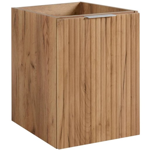 Szafka ryflowana pod umywalkę dąb craft złoty 40 cm E1-E59 ze sklepu Edinos.pl w kategorii Szafki i regały łazienkowe - zdjęcie 183831869