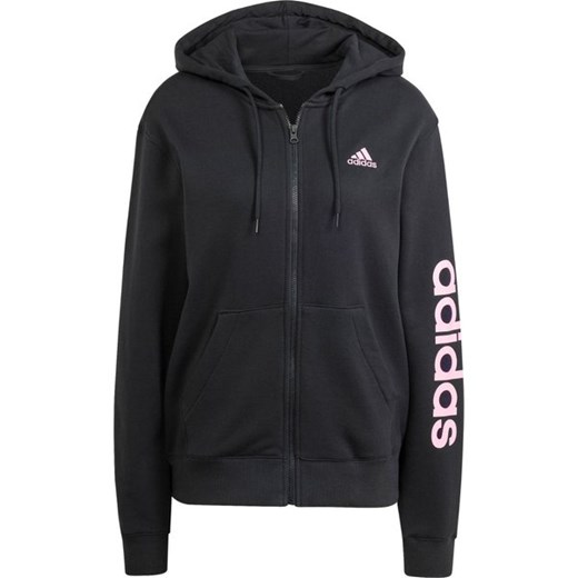 Bluza damska Essentials Linear Full-Zip Adidas ze sklepu SPORT-SHOP.pl w kategorii Bluzy damskie - zdjęcie 183832119