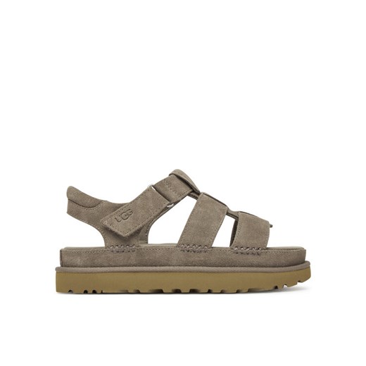 Sandały Ugg W Goldenstar Strap 1137890 Brązowy ze sklepu eobuwie.pl w kategorii Sandały damskie - zdjęcie 183832179